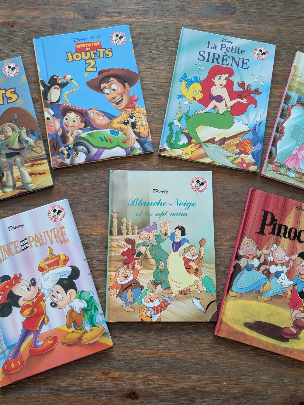 Vintage Disney Hardcover Storybook Set - Colorful Classic Covers